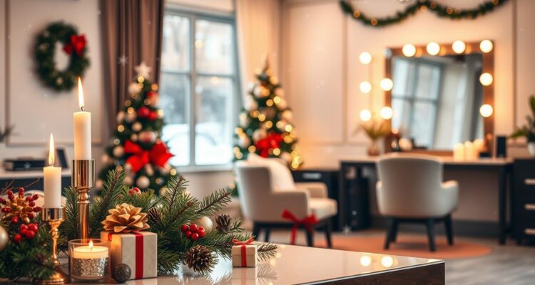 Życzenia świąteczne dla klientów salonu kosmetycznego