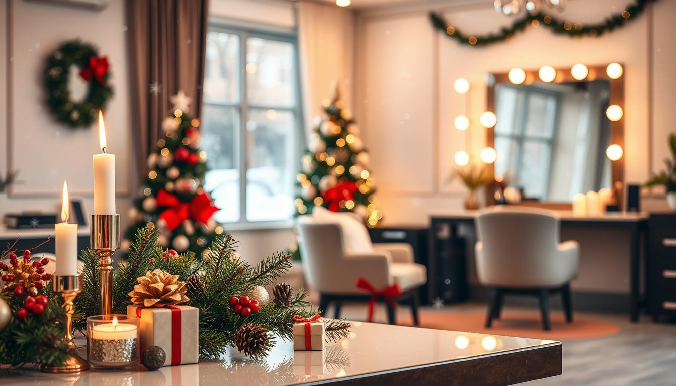 Życzenia świąteczne dla klientów salonu kosmetycznego